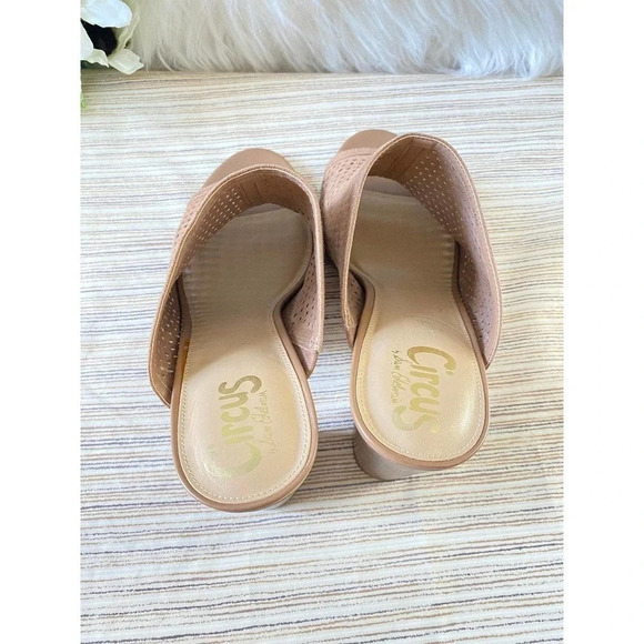 Circus by Sam Edelman Womens Tan Slip-On Open Toe Clog Sandals US 9.5 Boho - Picture 6 of 12